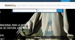 Desktop Screenshot of directoriotextil.com